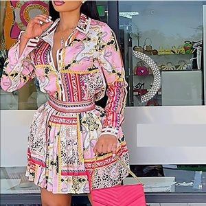 I’m bossy mini skirt set